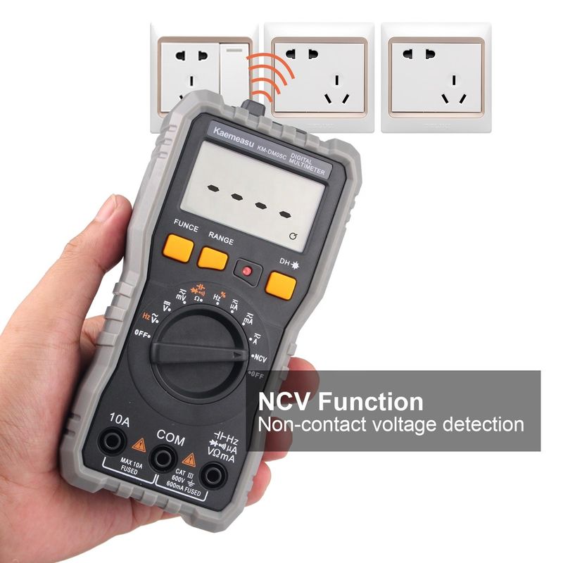 Multifunktions-Pocket-Digital-Multimeter Elektriker Universalzähler Hochpräzision DC/AC NCV True RMS Multimeter Tester