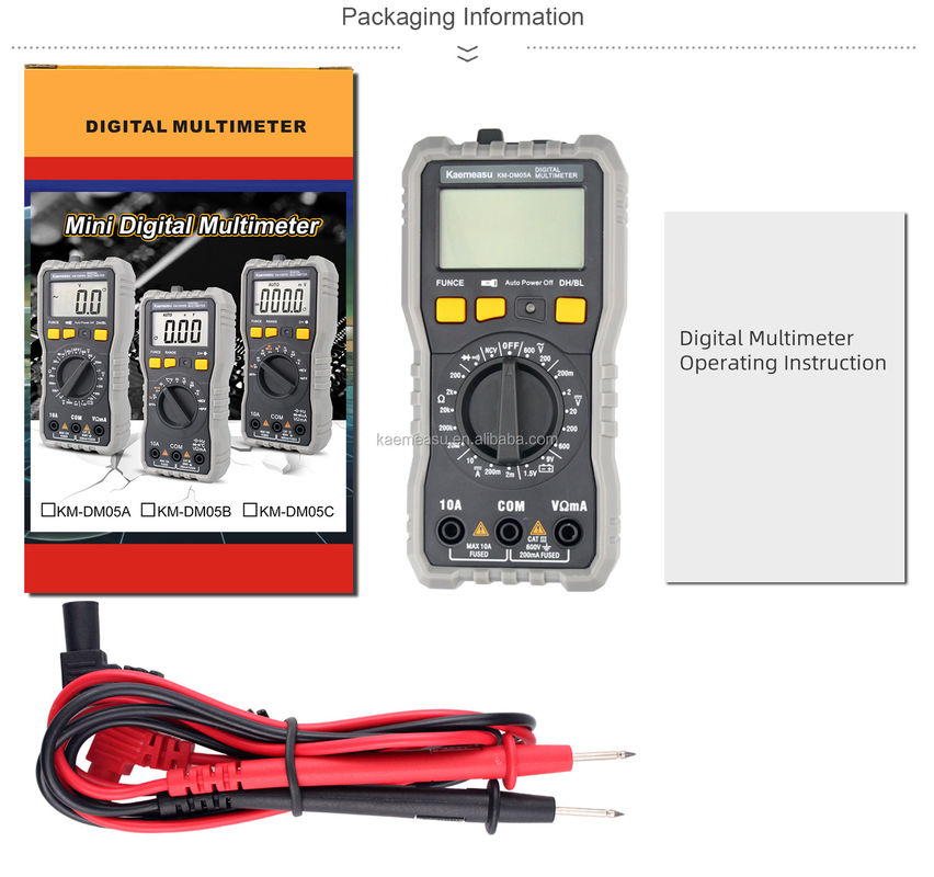 Bestseller Mini-Multimeter Tragbare digitale Multimeter Profi-Elektriker Smart NCV Diodenprüfbank Multimeter