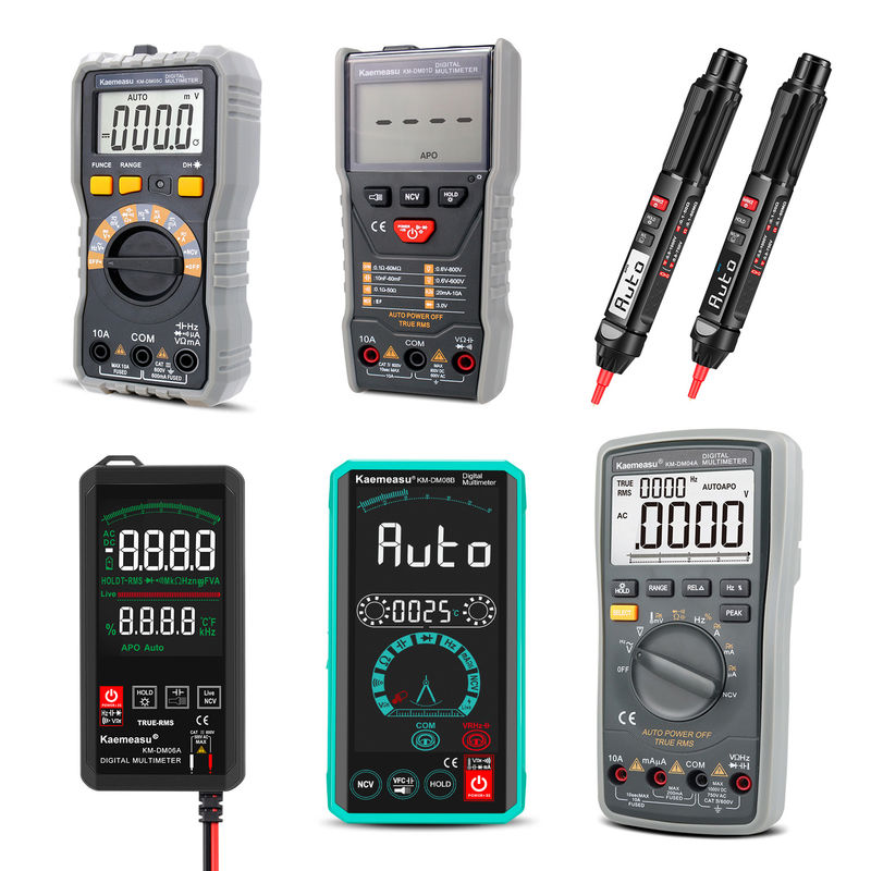 Hochpräzisions-Anti-Brand-Multimeter mit 1000 V-Digital-LCD-Bildschirm Voltmeter mit Temperaturmessung