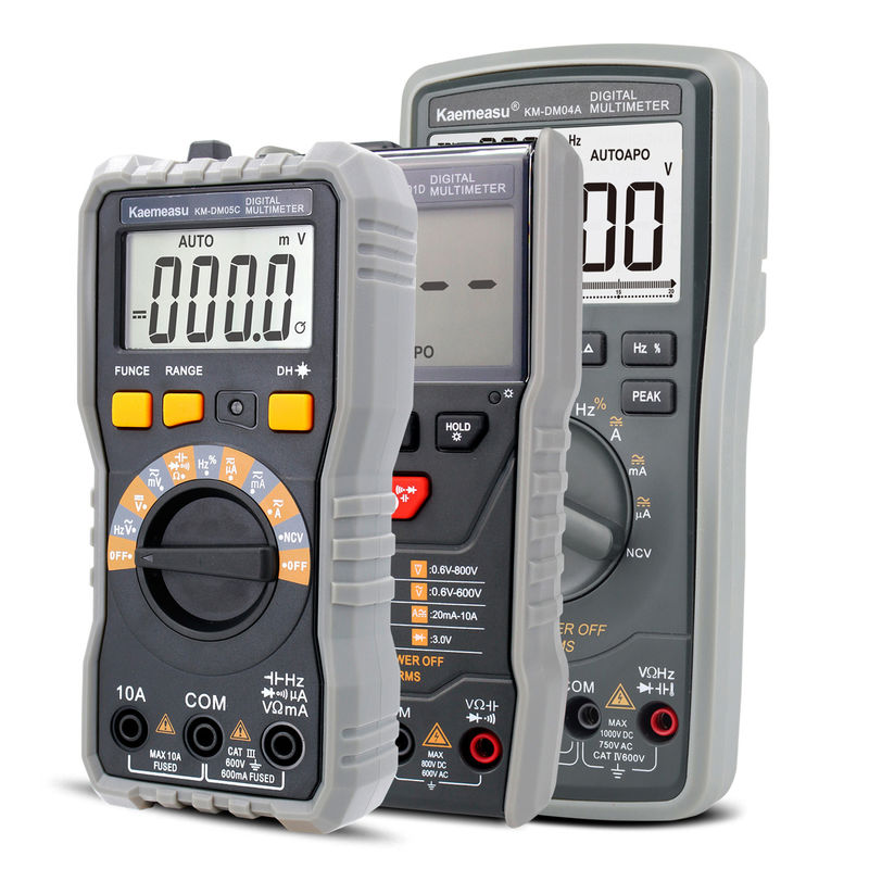 Hochpräzisions-Anti-Brand-Multimeter mit 1000 V-Digital-LCD-Bildschirm Voltmeter mit Temperaturmessung