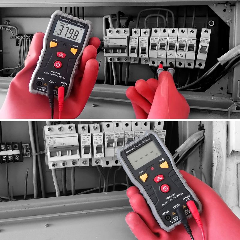 Taschen-Digitalmultimeter Gleichspannung/Wechselströmung Multifunktionelle Hochpräzisionskapazität Ncv Ohm Hz Tester Automatische Reichweite Digitalmultimeter