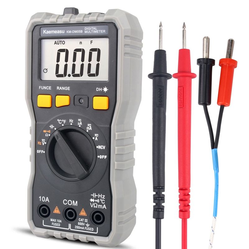 Auto Range LCD Display elektrischer Multi Tester T-rms NCV Automeßbank Digitale Multimeter mit Sonde