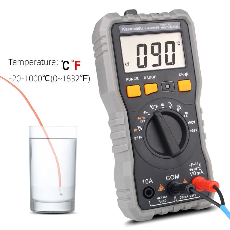 Auto Range LCD Display elektrischer Multi Tester T-rms NCV Automeßbank Digitale Multimeter mit Sonde