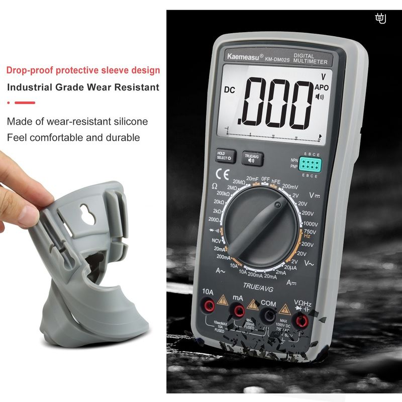 Intelligenter Sprach-Multitester Automatikbereich Multifunktions-Laboratoriumsausrüstung Widerstandstester Digitalem Multimeter