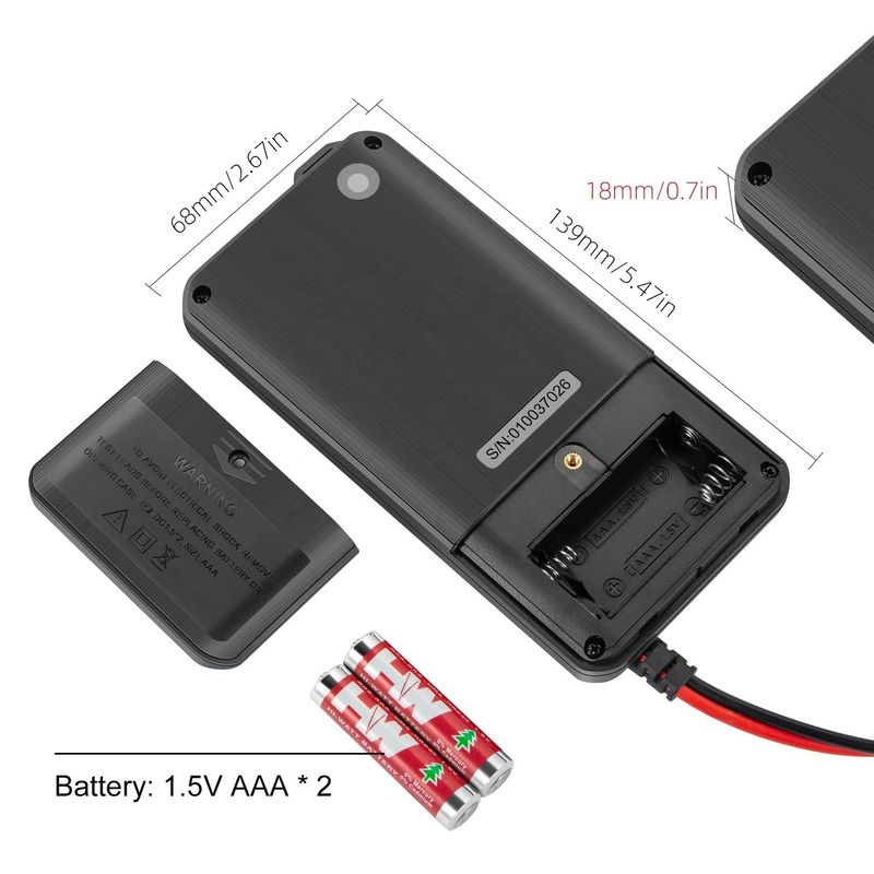 Kaemeasu Tasche Elektronik Reparaturwerkzeuge Mini Touch Digital Multimeter 6000 Zählung Farbe Großer Bildschirm Mini Touch Digital Multimeter