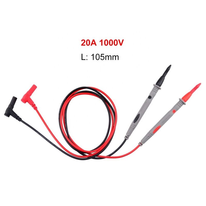 Multimeter-Prüfsonde Leads Bananen Stecker Digitale Multimeter-Sonden Elektrische Prüfsonde 20A 1000V Instrumentationskabel