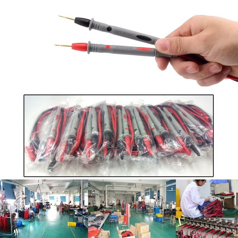 Multimeter-Prüfsonde Leads Bananen Stecker Digitale Multimeter-Sonden Elektrische Prüfsonde 20A 1000V Instrumentationskabel
