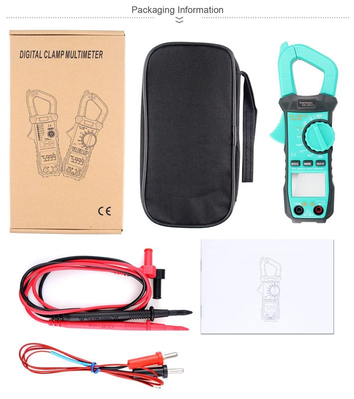 21C Warmverkauf elektrische Klemm Meter Spannungsmelder Multimeter tragbare Klemm Multimeter digitale Multimeter