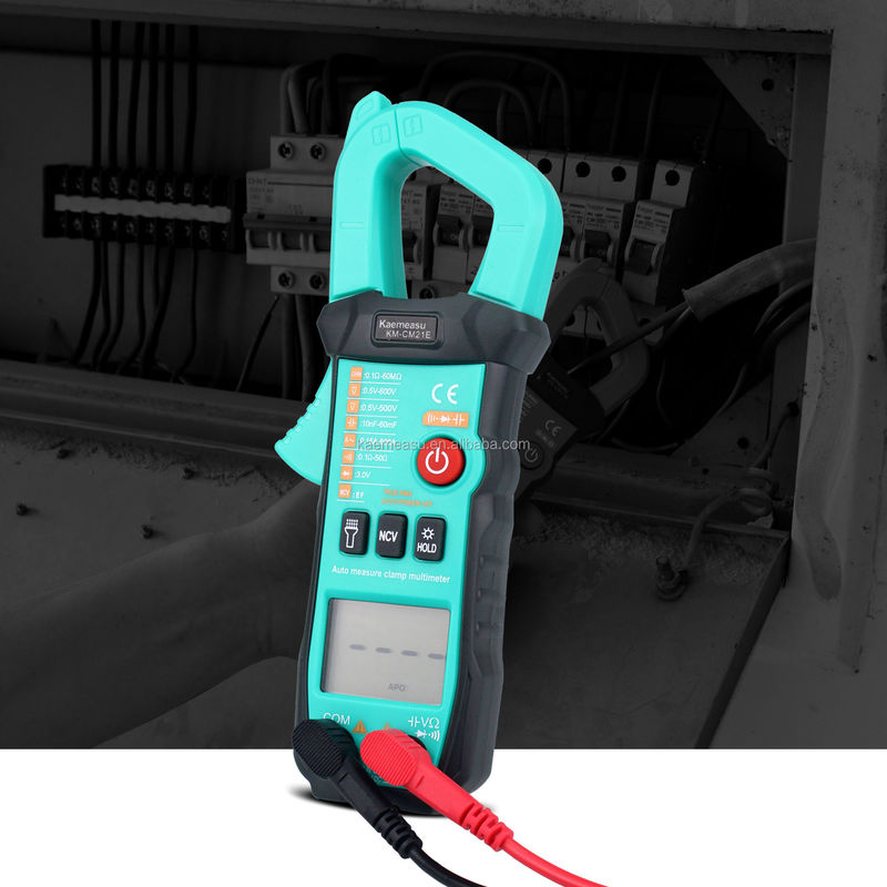 600A Strommessung Trms Spannungsmessgerät für den automatischen Bereich Amperometer Hz Ohm Ncv Tester Multimeter Ampere Meter Klemmmeter 21E