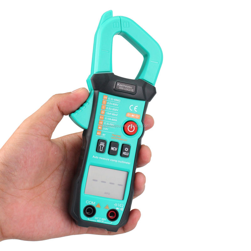 600A Strommessung Trms Spannungsmessgerät für den automatischen Bereich Amperometer Hz Ohm Ncv Tester Multimeter Ampere Meter Klemmmeter 21E