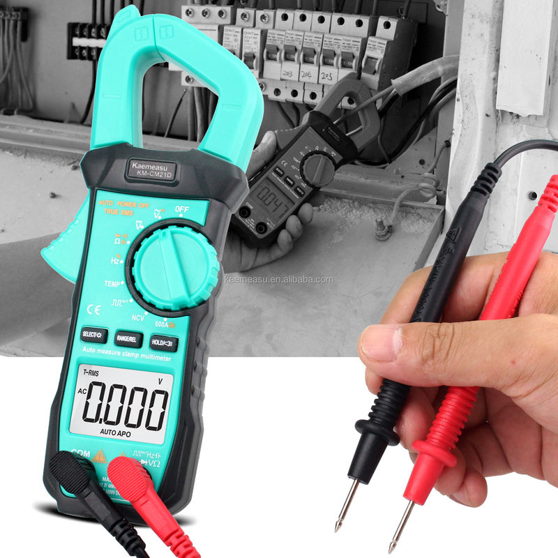 21D Gleichstrom-Wechselstrom-Digitalklemmmeter 3 5/6 Ziffern Automatischer Dioden-Test Ture RMS Quadratwellen-Ausgang NCV Digitalklemmmeter Multimeter