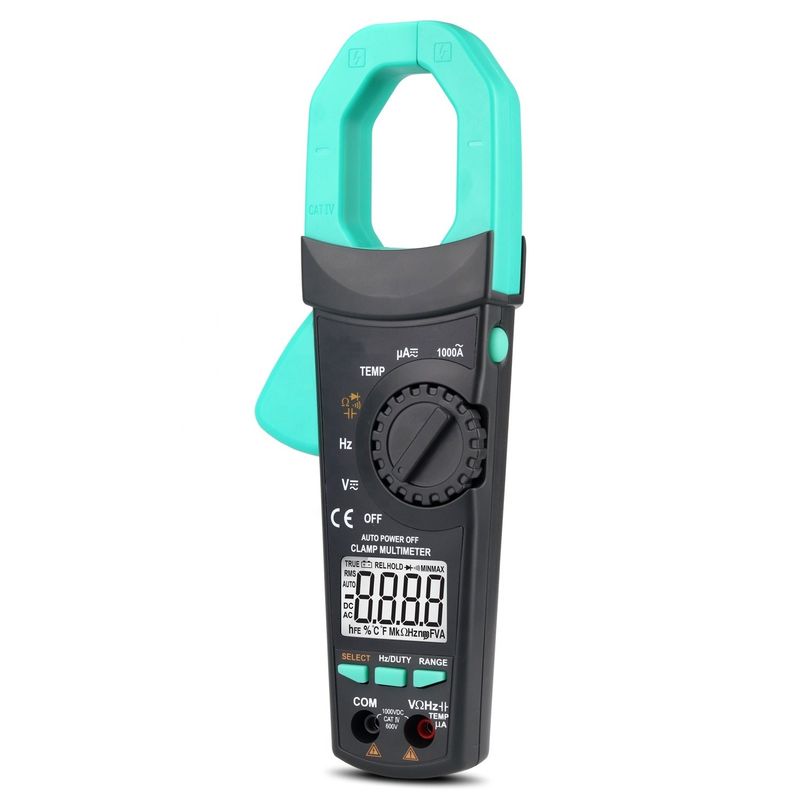 Professionelles 1000A AC/DC Spannungsklemmmeter mit 3 5/6 Ziffern Anzeige und multifunktionaler Strommessung
