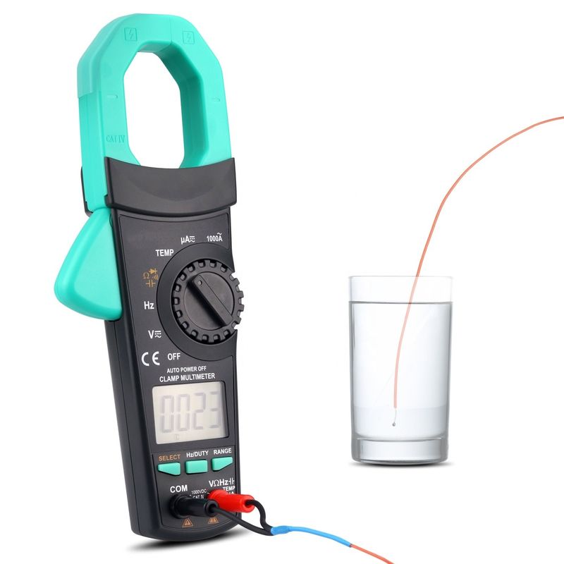 Professionelles 1000A AC/DC Spannungsklemmmeter mit 3 5/6 Ziffern Anzeige und multifunktionaler Strommessung
