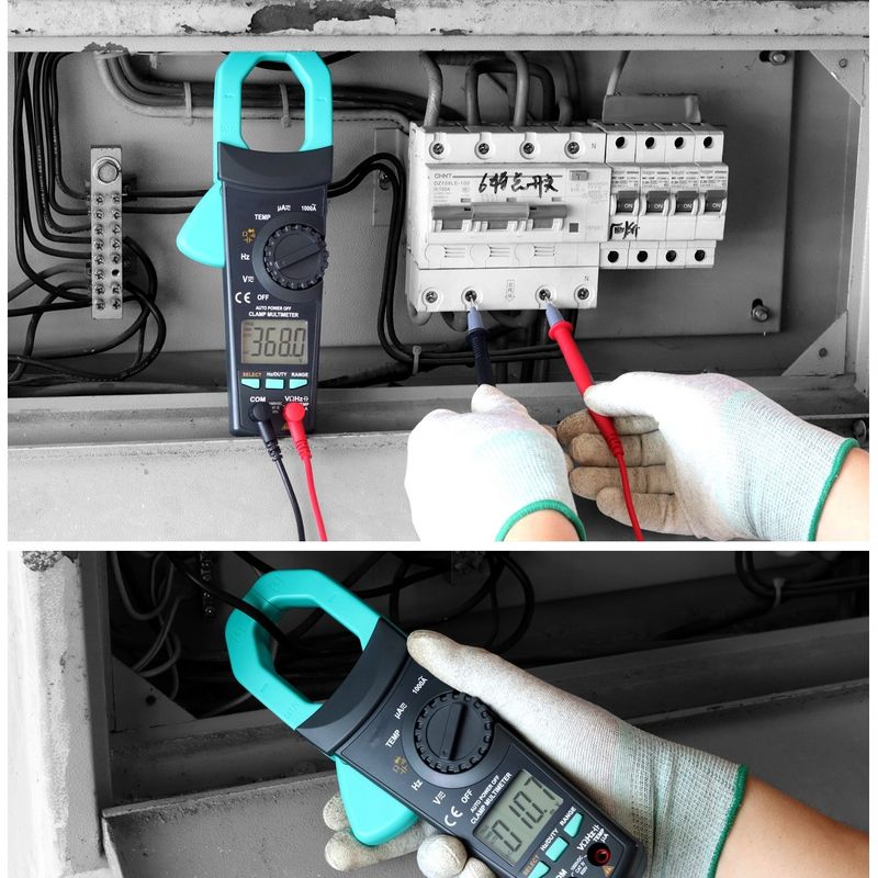Professionelles 1000A AC/DC Spannungsklemmmeter mit 3 5/6 Ziffern Anzeige und multifunktionaler Strommessung