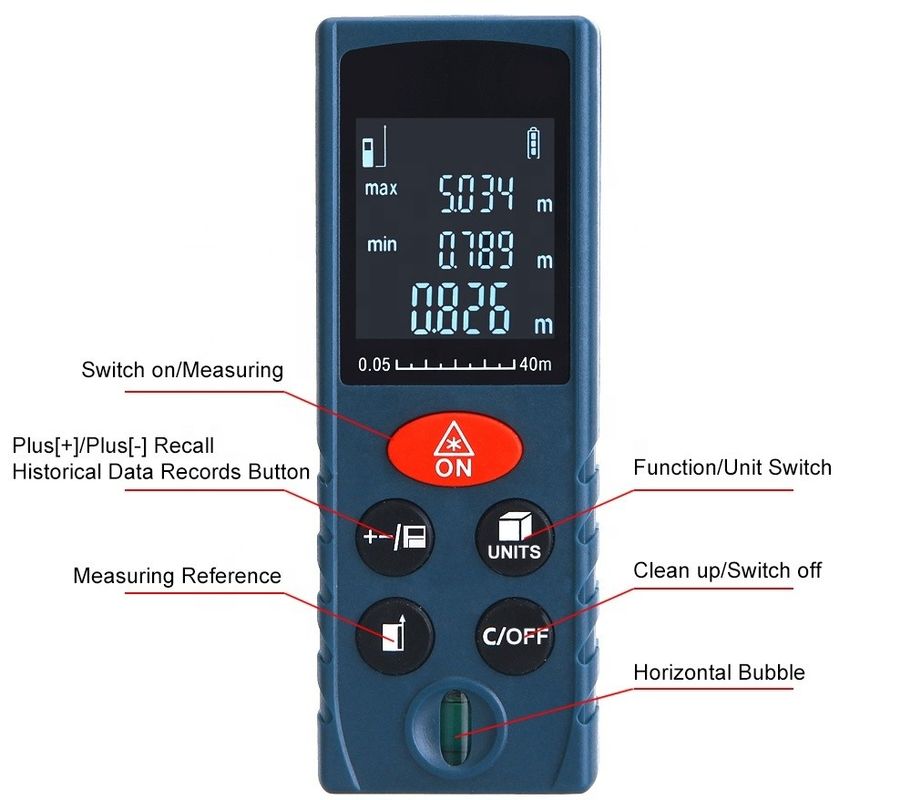 Mini-Portable Handheld-Hochpräzisions-Digitalmessgeräte Laserdistanzmesser
