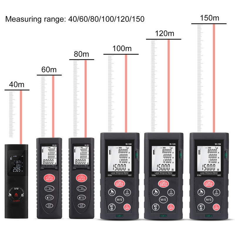40m 100m OEM ODM Mini Portable Digitaler Reichweitenmesser Infrarotlaser Abstandsmesser Elektrische Laser-Rängewähler