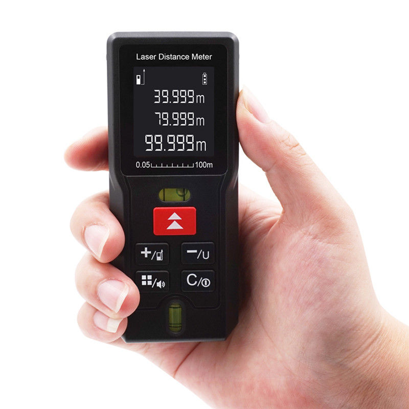 Handheld Laser Abstandsmesser Elektrische Abstandsmessgeräte Mini tragbare digitale Laser-Fernmessgeräte 0,05-120m