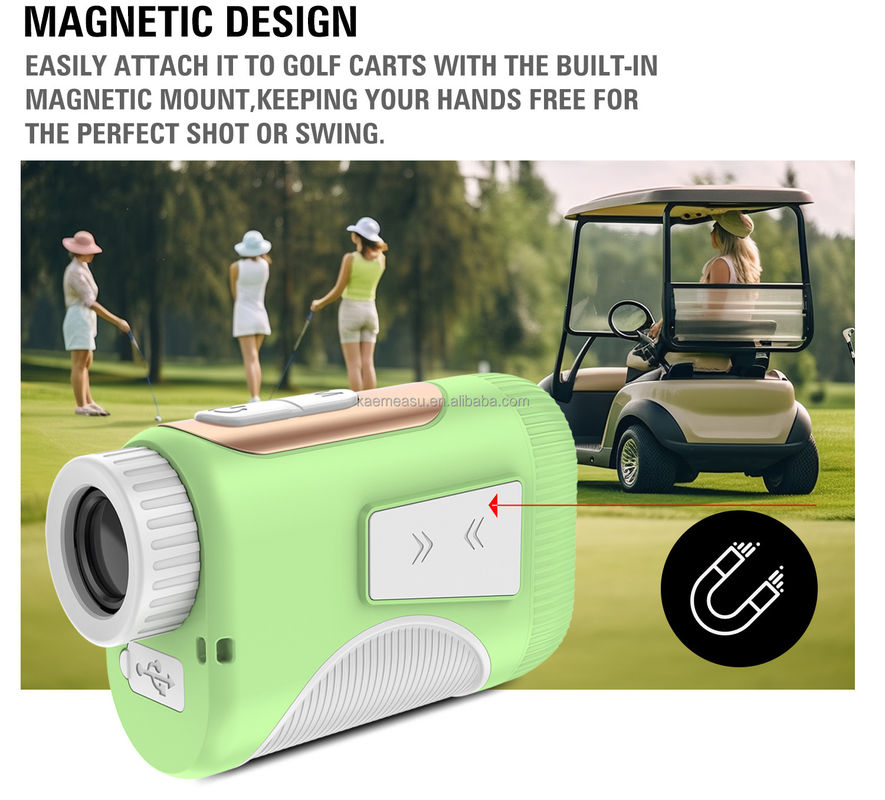 OEM 1200m Golf Neigung Umfang Laser Abstandsmesser Teleskop Industrie-Grad Golf Laser-Fernmessgeräte Grüne Farbe