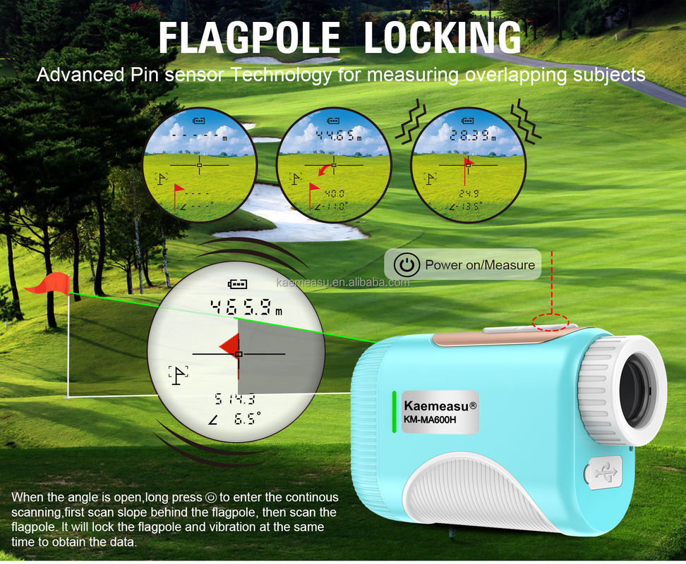 OEM 1200m Golf Neigung Umfang Laser Abstandsmesser Teleskop Industrie-Grade Golf Laser Abstandsmessgeräte mit kundenspezifischer Unterstützung