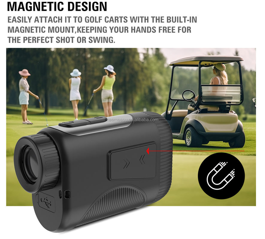 OEM 1200m Golf Neigung Umfang Laser Abstandsmesser Teleskop Industrie-Grade Golf Laser Abstandsmessgeräte Schwarz Farbe