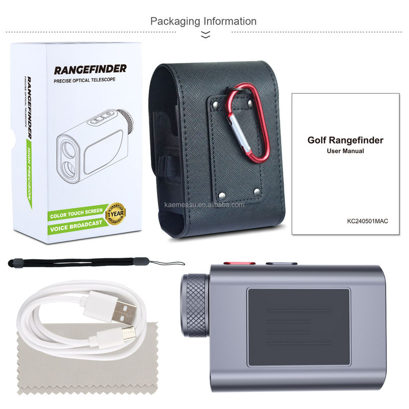GRAY COLOR Datenübertragung Teleskop Lasermeter Golf-Rangefinder Jagd-Rangefinder Golf-Rangefinder Laser-Rangefinder