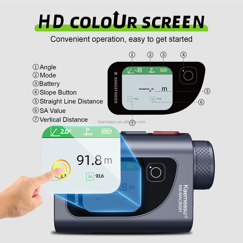 Kundenspezifische Unterstützung OEM 600m Wireless Laser Measure Distanz Meter Digitaler Lineal Combo Hohe Genauigkeit für Ingenieure Architekten Golfer