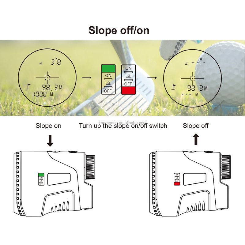 D450m Batterie Laser Abstand Meter Reichweitenmesser Golf Reichweitenmesser Jagdbereich mit Klasse 1 Laser Sicherheitsstufe -20-50C