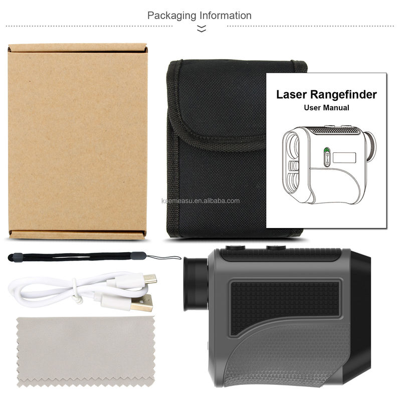 F800m Digitale Golf-Rangefinder Einfache Bedienung für Golf-Messungen mit Flaggenverriegelung
