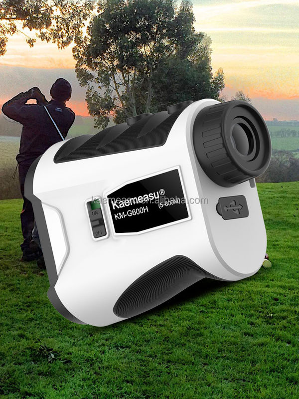 G-Modell Wiederaufladbarer Golf-Laser-Fernmessgerät Flag Lock Steigung Modus Schneller Fokus für Golf-Distanzmessung