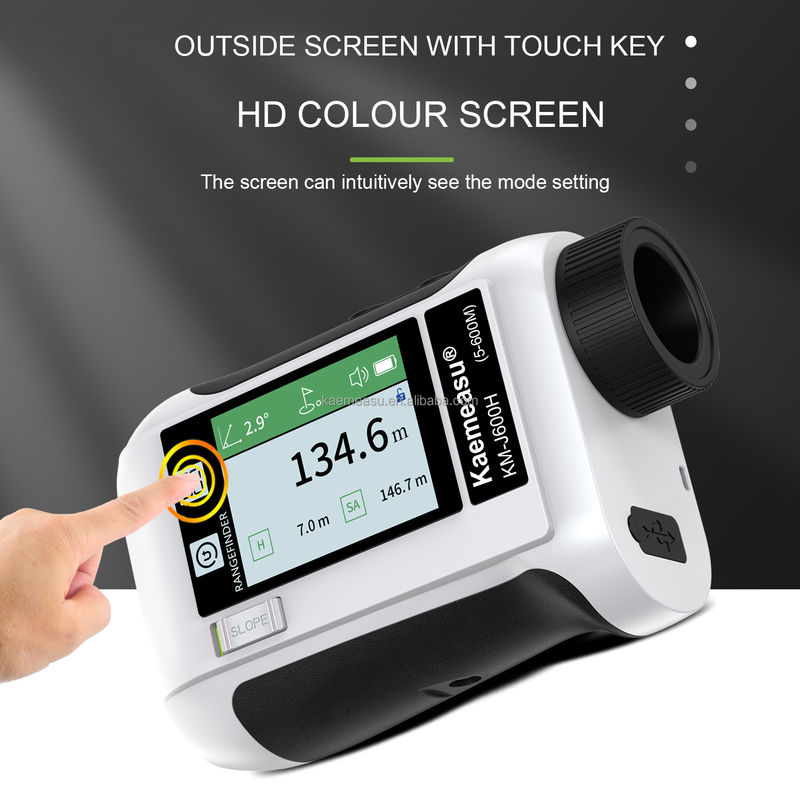 J Erweiterter LCD-Bildschirm Golf Sport Laser-Rangefinder mit 1500m Reichweite und optischen Instrumenten