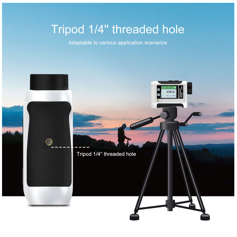 J Erweiterter LCD-Bildschirm Golf Sport Laser-Rangefinder mit 1500m Reichweite und optischen Instrumenten