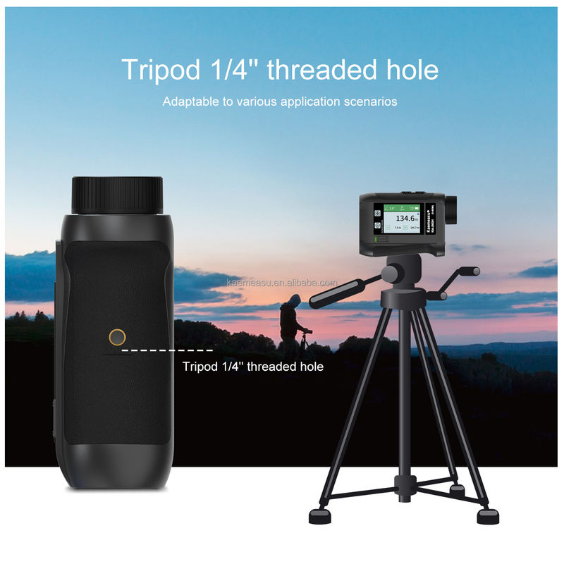 J600m Laserdistanzmesser Wiederaufladbares Laserdistanzmessgerät mit schneller Lesbarkeit LCD-Bildschirm Speicher Portable Design