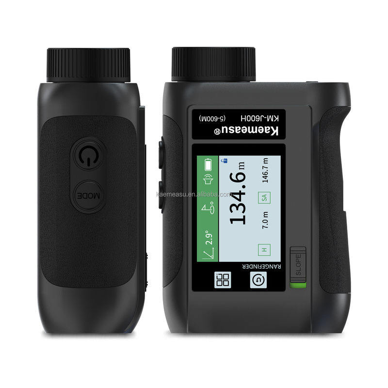 J600m Laserdistanzmesser Wiederaufladbares Laserdistanzmessgerät mit schneller Lesbarkeit LCD-Bildschirm Speicher Portable Design