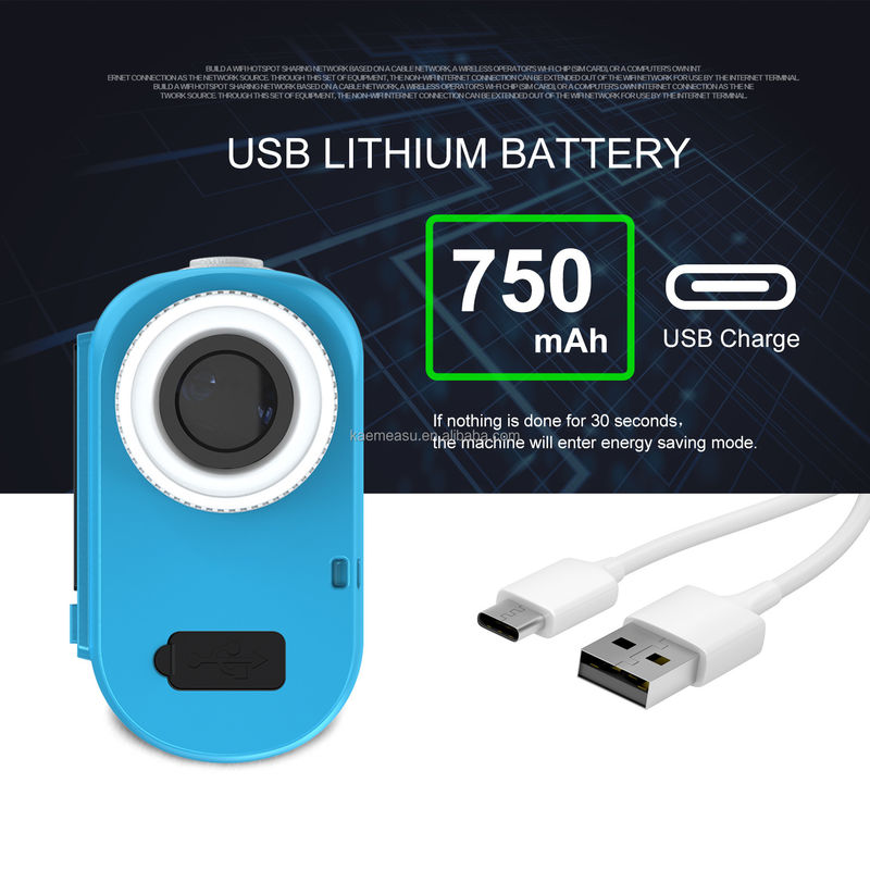 J Erweiterter LCD-Bildschirm Golf Sport Laser-Rangefinder 1500m Optikgeräte Jagddiastimometer Vergrößerung 6,5X Blau