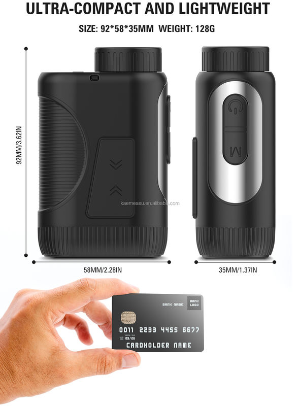 Dauerhafte Konstruktion 800m Hochgenauigkeit OEM Golf-Rangefinder mit Neigung Magnetische Funktion und Sport Laser-Technologie