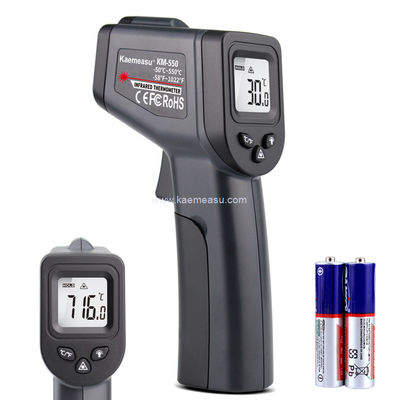 Kaemeasu 550°C Hochpräzisions-Thermo-Temperatur-Infrarot-Geschütz für Öl / Eis / Schmelztiegel / BBQ